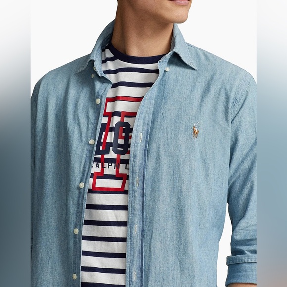 Ralph Lauren Light Blue Casual Shirt - Picture 3 of 10